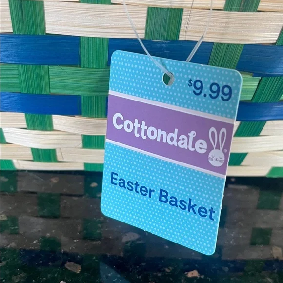 ♥️3 Large Woven Square Cottondale Easter Baskets Set - Picture 2 of 7